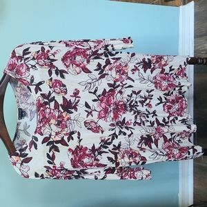 New Directions Curvy 1X 3/4 sleeve blouse